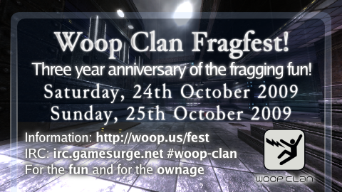 Woop Clan fragfest flyer!